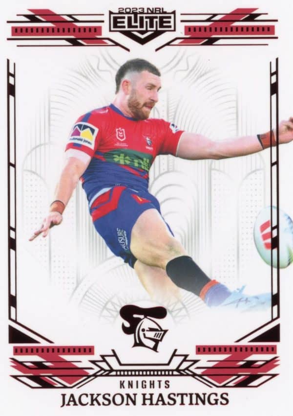 2023 NRL Elite Ruby Mojo - MR076 Jackson Hastings Newcastle Knights