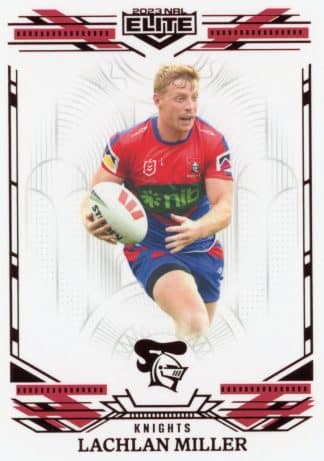 2023 NRL Elite Ruby Mojo - MR077 Lachlan Miller Newcastle Knights