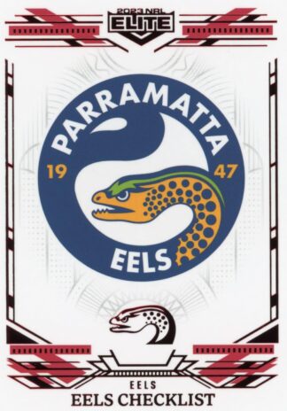 2023 NRL Elite Ruby Mojo - MR091 Parramatta Eels Checklist