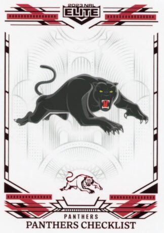 2023 NRL Elite Ruby Mojo - MR100 Penrith Panthers Checklist