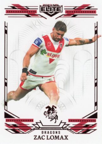 2023 NRL Elite Ruby Mojo - MR122 Zac Lomax St George Illawarra Dragons