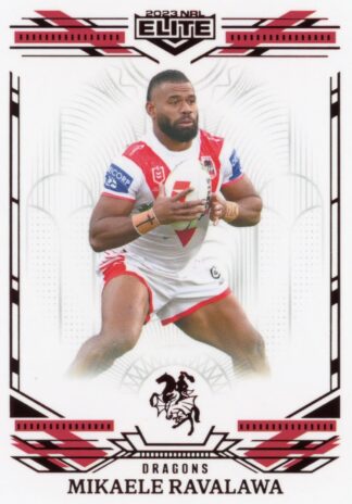 2023 NRL Elite Ruby Mojo - MR123 Mikaele Ravalawa St George Illawarra Dragons