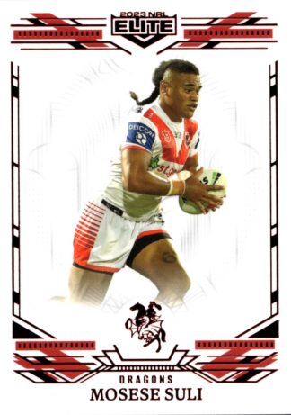 2023 NRL Elite Ruby Mojo - MR126 Moses Suli St George Illawarra Dragons
