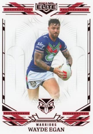 2023 NRL Elite Ruby Mojo - MR138 Wayde Egan Warriors