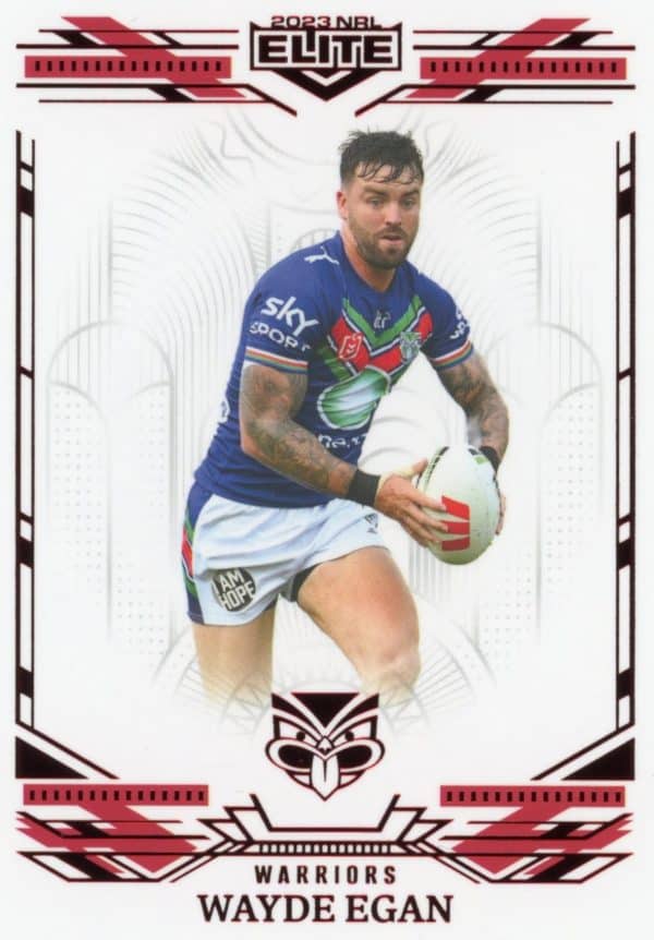 2023 NRL Elite Ruby Mojo - MR138 Wayde Egan Warriors