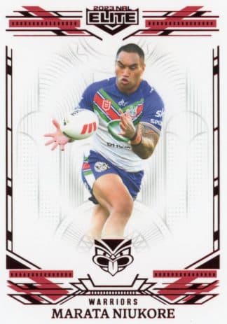 2023 NRL Elite Ruby Mojo - MR143 Marata Niukore Warriors