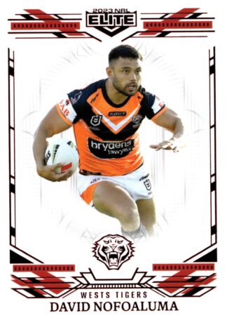 2023 NRL Elite Ruby Mojo - MR151 David Nofoaluma Wests Tigers