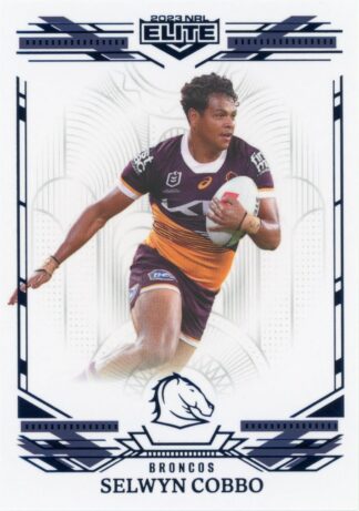 2023 NRL Elite Sapphire Mojo - MS004 Selwyn Cobbo Brisbane Broncos