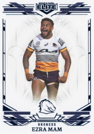 2023 NRL Elite Sapphire Mojo - MS006 Ezra Mam Brisbane Broncos