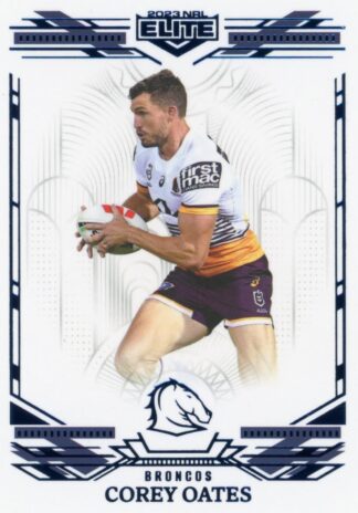 2023 NRL Elite Sapphire Mojo - MS007 Corey Oates Brisbane Broncos