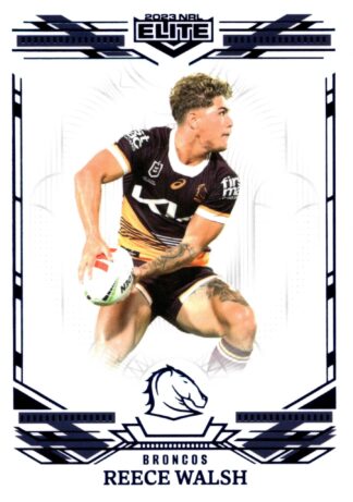 2023 NRL Elite Sapphire Mojo - MS009 Reece Walsh Brisbane Broncos