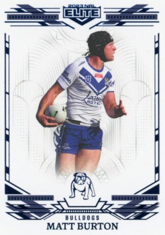 2023 NRL Elite Sapphire Mojo - MS022 Matt Burton Canterbury Bulldogs