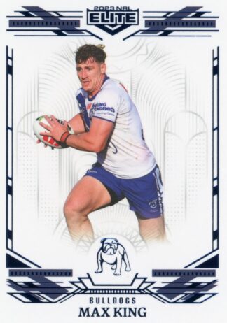 2023 NRL Elite Sapphire Mojo - MS025 Max King Canterbury Bulldogs