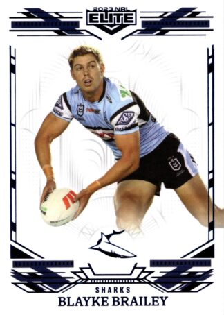 2023 NRL Elite Sapphire Mojo - MS029 Blayke Brailey Cronulla Sharks