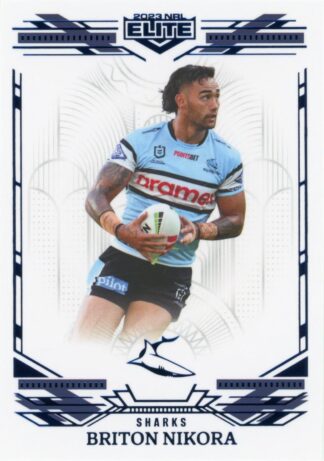 2023 NRL Elite Sapphire Mojo - MS034 Briton Nikora Cronulla Sharks