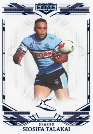 2023 NRL Elite Sapphire Mojo - MS036 Siosifa Talakai Cronulla Sharks