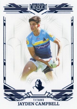 2023 NRL Elite Sapphire Mojo - MS048 Jayden Campbell Gold Coast Titans