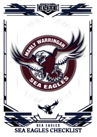 2023 NRL Elite Sapphire Mojo - MS055 Manly Sea Eagles Checklist