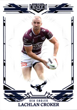 2023 NRL Elite Sapphire Mojo - MS057 Lachlan Croker Manly Sea Eagles