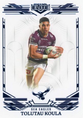 2023 NRL Elite Sapphire Mojo - MS059 Tolutau Koula Manly Sea Eagles