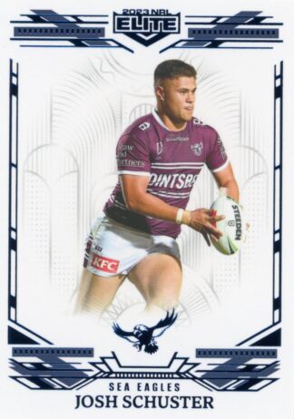 2023 NRL Elite Sapphire Mojo - MS061 Josh Schuster Manly Sea Eagles