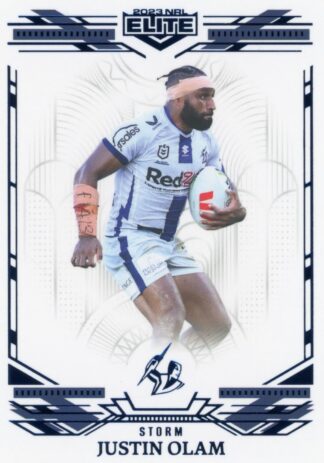 2023 NRL Elite Sapphire Mojo - MS071 Justin Olam Melbourne Storm