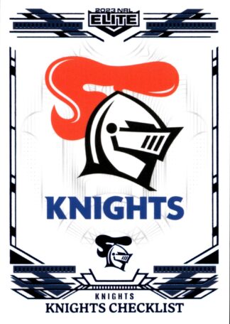 2023 NRL Elite Sapphire Mojo - MS073 Newcastle Knights Checklist