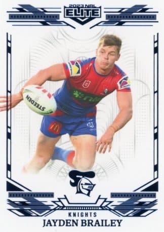 2023 NRL Elite Sapphire Mojo - MS074 Jayden Brailey Newcastle Knights