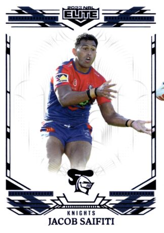 2023 NRL Elite Sapphire Mojo - MS080 Jacob Saifiti Newcastle Knights
