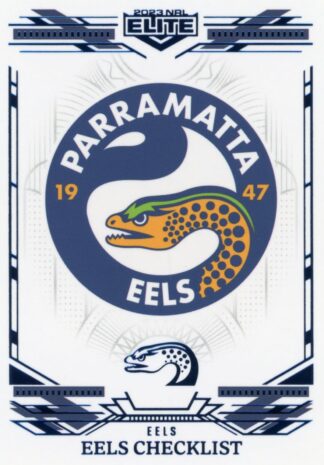2023 NRL Elite Sapphire Mojo - MS091 Parramatta Eels Checklist
