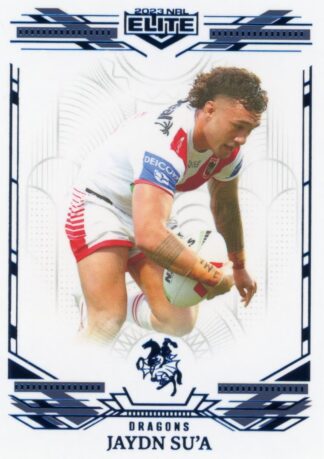 2023 NRL Elite Sapphire Mojo - MS125 Jaydn Su'a St George Illawarra Dragons
