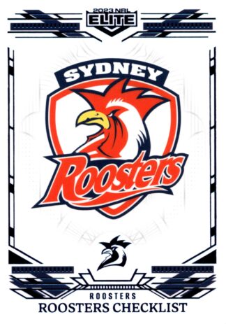 2023 NRL Elite Sapphire Mojo - MS127 Sydney Roosters Checklist