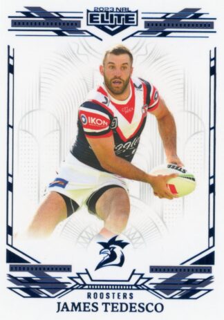 2023 NRL Elite Sapphire Mojo - MS133 James Tedesco Sydney Roosters