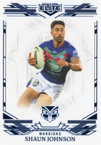 2023 NRL Elite Sapphire Mojo - MS141 Shaun Johnson Warriors