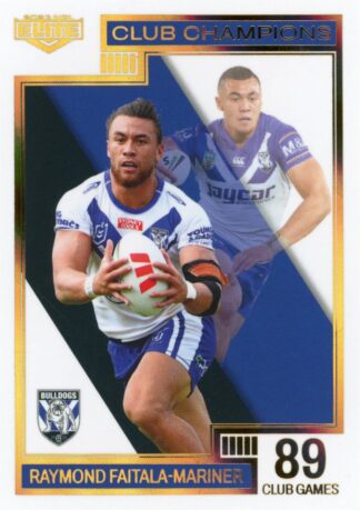 2023 NRL Elite Club Champion - CC03 Raymond Faitala-Mariner Canterbury Bulldogs