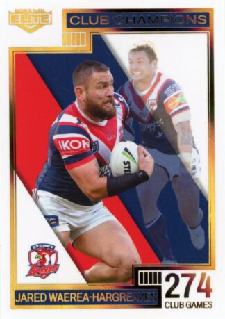 2023 NRL Elite Club Champion - CC15 Jared Waerea-Hargreaves Sydney Roosters