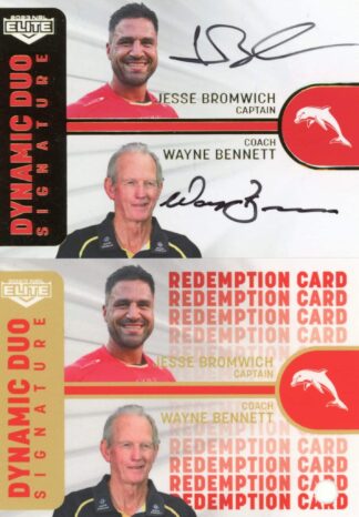 2023 NRL Elite Dynamic Duo Signature