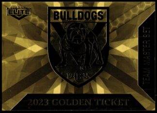 2023 NRL Elite Golden Ticket - GT03 Canterbury Bulldogs Team Master Set