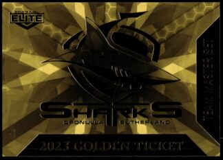 2023 NRL Elite Golden Ticket - GT04 Cronulla Sharks Team Master Set
