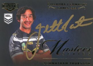 2023 NRL Elite Masters Series Signature - MSS03 Johnathan Thurston North QLD Cowboys