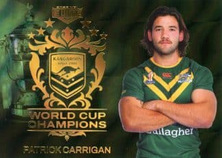 2023 NRL Elite World Cup Champions Priority - WCCP04 Patrick Carrigan Kangaroos