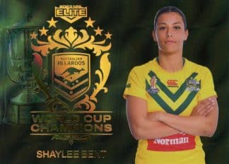 2023 NRL Elite World Cup Champions Priority - WCCP22 Shaylee Bent Jillaroos