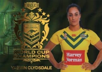 2023 NRL Elite World Cup Champions Priority - WCCP27 Yasmin Clydsdale Jillaroos