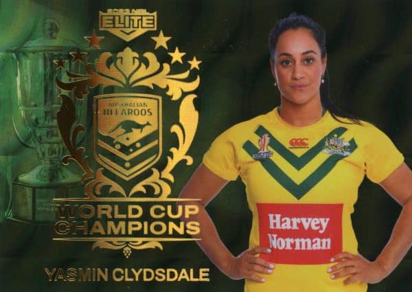 2023 NRL Elite World Cup Champions Priority - WCCP27 Yasmin Clydsdale Jillaroos