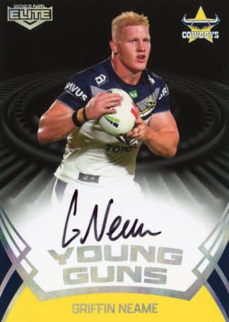 2023 NRL Elite Young Guns Signature - YGS10 Griffin Neame North QLD Cowboys