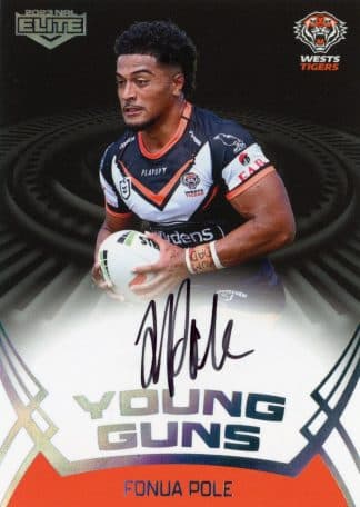 2023 NRL Elite Young Guns Signature - YGS17 Fonua Pole Wests Tigers