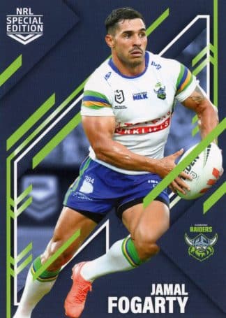 2023 NRL Rivalry Common Card - Base 04 Jamal Fogarty Canberra Raiders