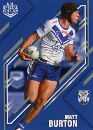 2023 NRL Rivalry Common Card - Base 07 Matt Burton Canterbury Bulldogs