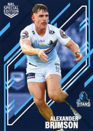 2023 NRL Rivalry Common Card - Base 16 Alexander Brimson Gold Coast Titans