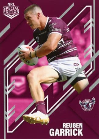2023 NRL Rivalry Common Card - Base 20 Reuben Garrick Manly Sea Eagles